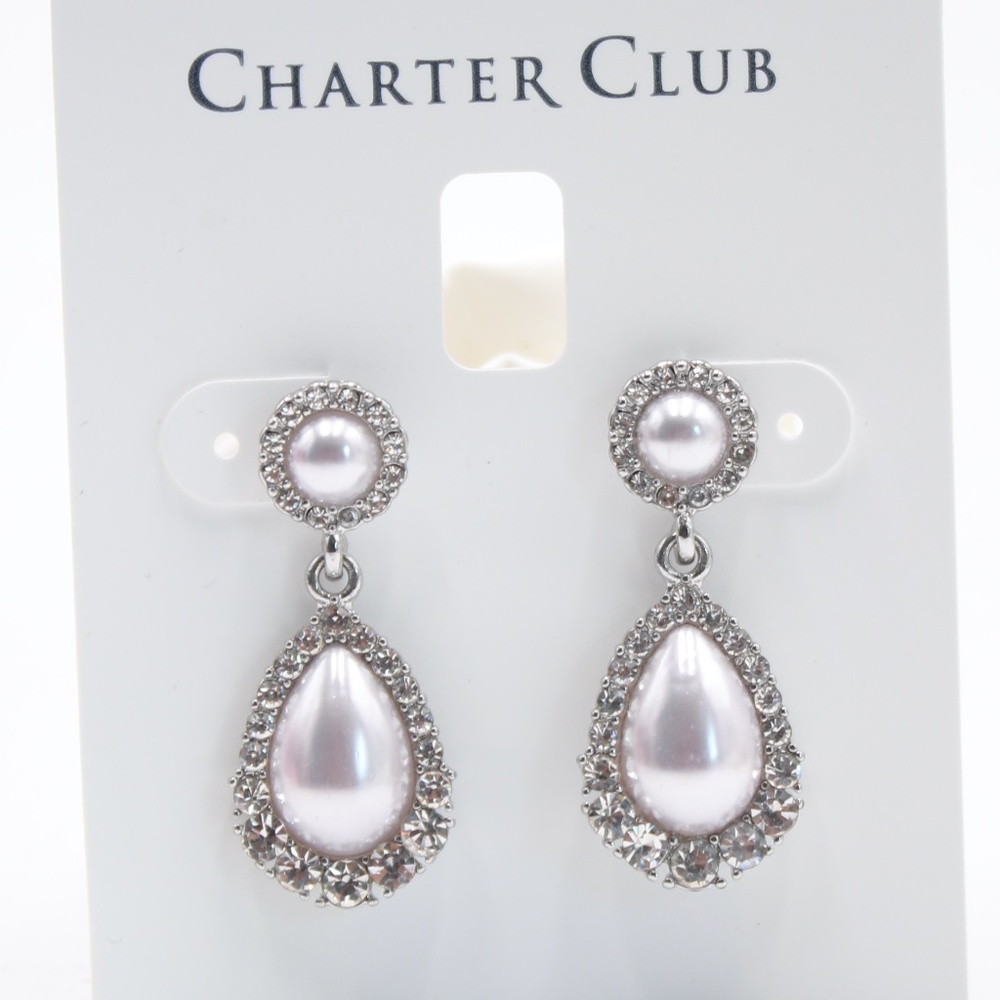 Women's Charter Club Earrings New With Tags